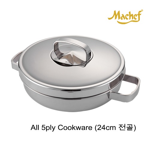 [316 스텐냄비 마체프]Machef I 5ply cookpot 24cm Oven pan, 마체프 24cm 전골 냄비